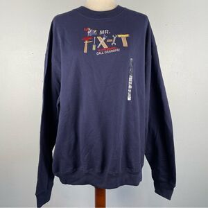 NWT MC Sport Mr Fix It Sweatshirt Size XL